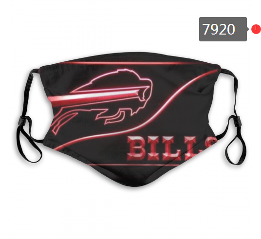NFL 2020 Buffalo Bills #9 Dust mask with filter->nfl dust mask->Sports Accessory